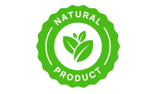 100% natural ingredients badge